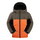 Kamik Winterjacke Tucker (wind- und wasserdicht, reflektierend) orange Jungen